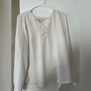 Lauren Conrad white blouse